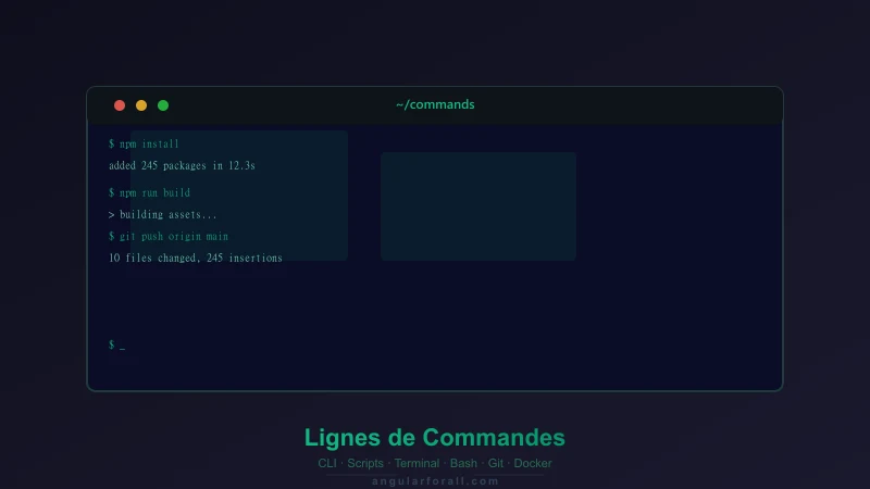 Lignes des commandes