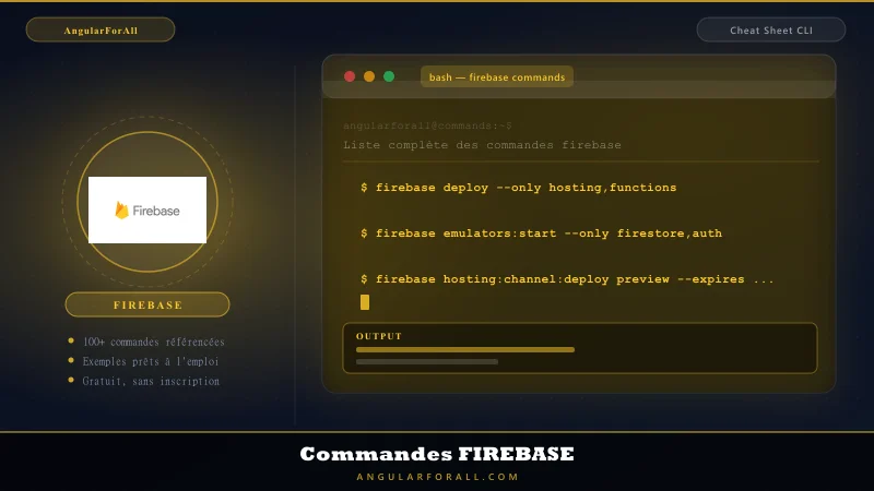 Commandes et scripts CLI