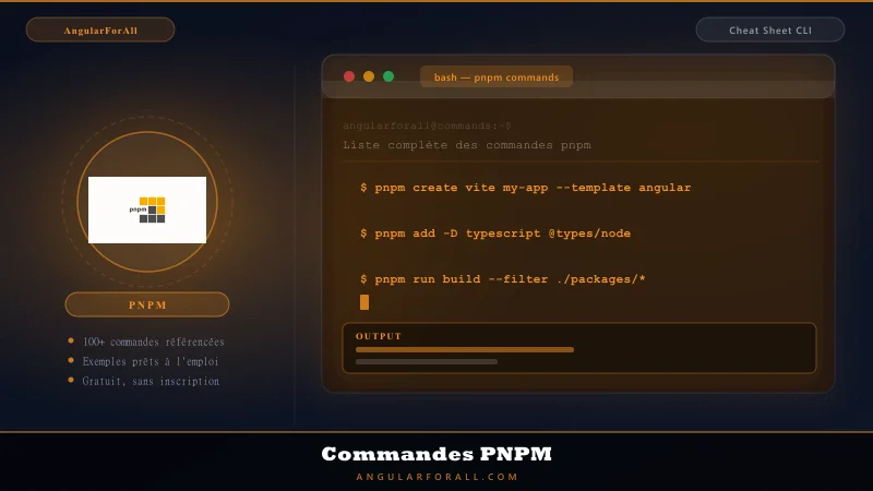 Commandes et scripts CLI