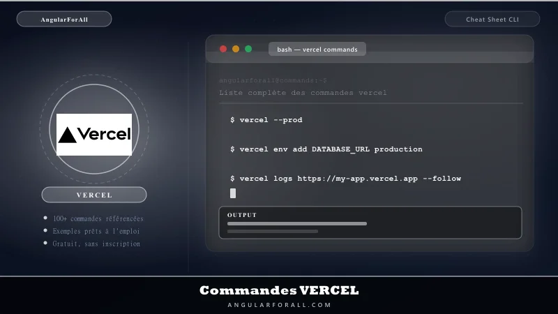 Commandes et scripts CLI