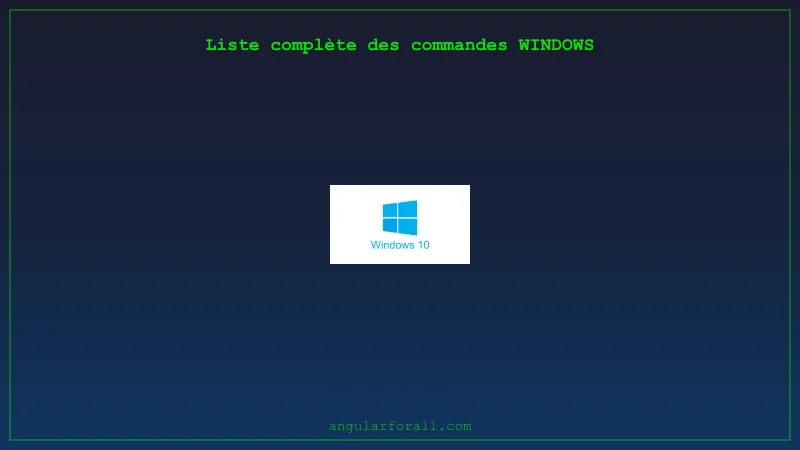 PowerShell - Commandes Windows CLI et guide complet