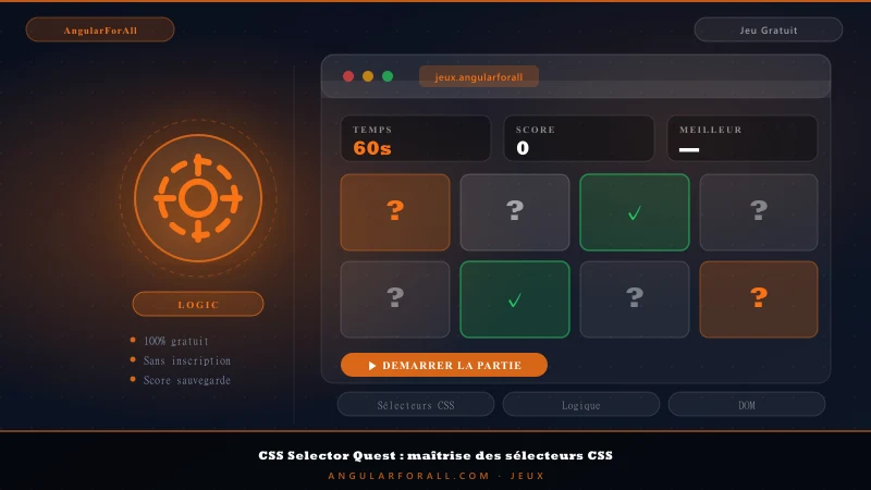 CSS Selector Quest : maîtrise des sélecteurs CSS