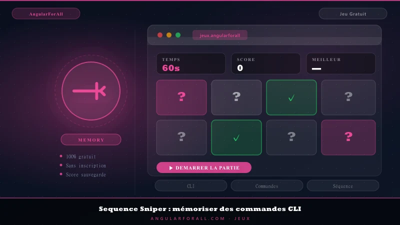 Sequence Sniper : mémoriser des commandes CLI