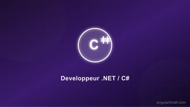 Developpeur .NET / C# : back-end enterprise