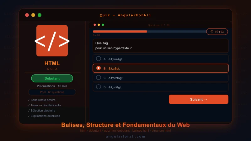 Entretien HTML Débutant — Balises, Structure et Fondamentaux du Web