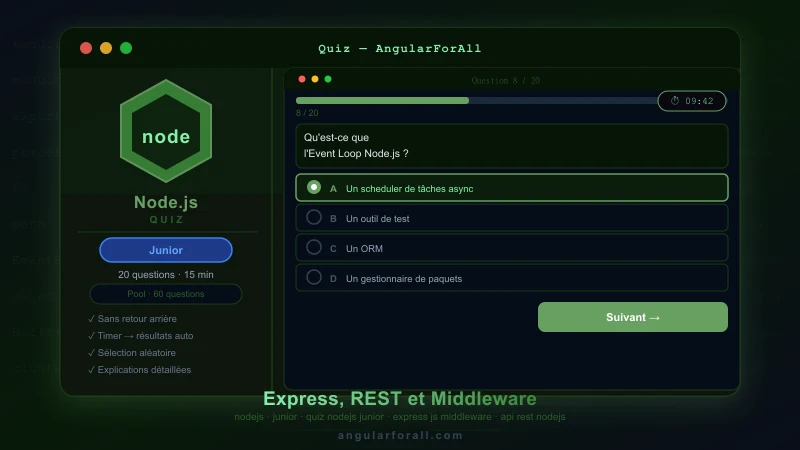 Entretien Node.js Junior — Express, REST et Middleware