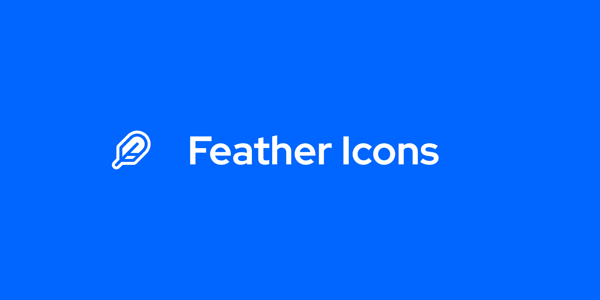 Feather Icons : des icônes légères et élégantes