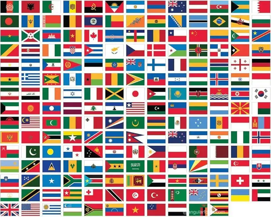 Drapeaux du monde SVG : galerie et téléchargement