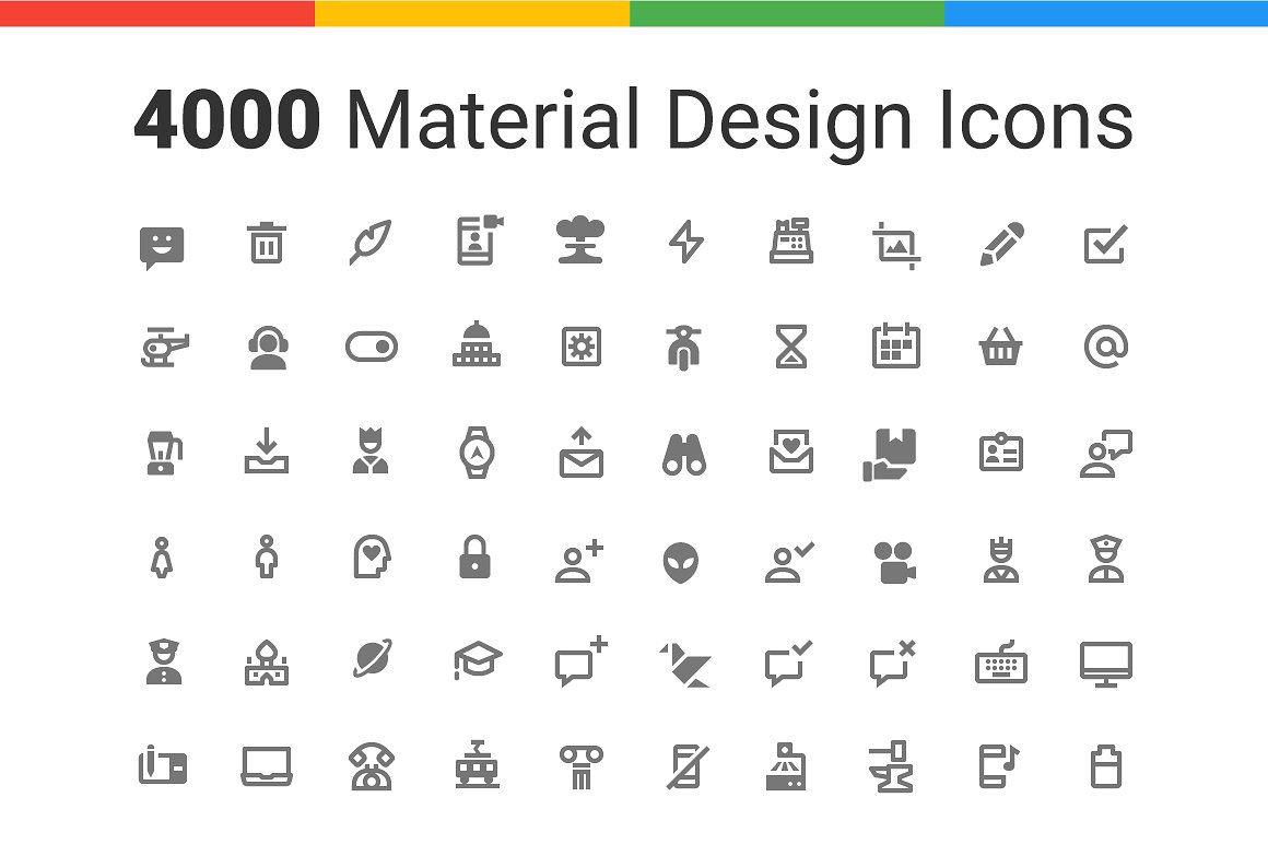 Material Icons : les icônes Material Design de Google