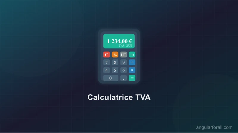 Calculatrice de TVA en ligne