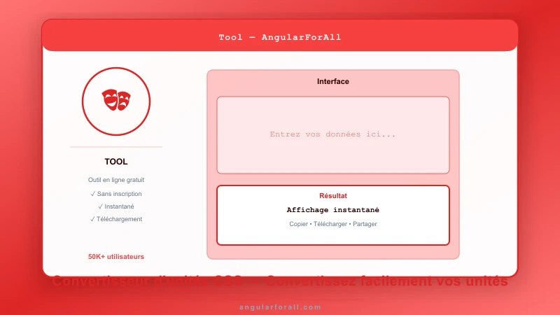 Convertisseur d'unités CSS — Convertissez facilement vos unités