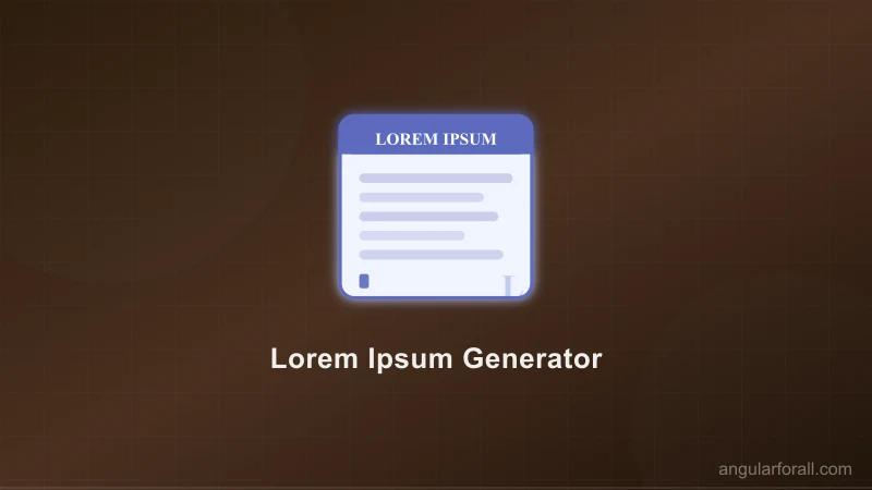 Générateur de faux texte Lorem Ipsum