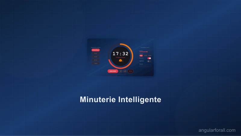 Minuterie intelligente en ligne — Timer personnalisable avec sonnerie